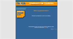 Desktop Screenshot of geparkeerd.tikklik.nl